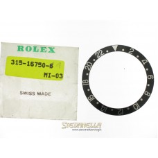 Ghiera nera Rolex Gmt Master 315-16750-6 MI03 nuova